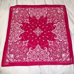 Veet Pink Paisley Bandana